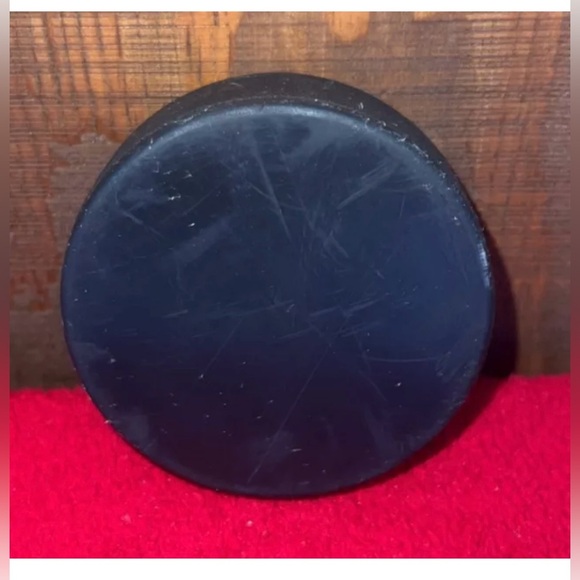 Signed Keith Acton Vegum NHL Black Hockey Puck Collectible - Picture 2 of 9